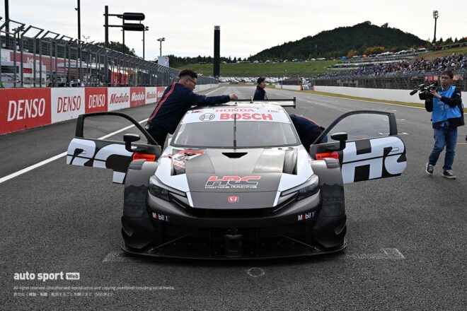 2026年からのGT500ニューウェポン・ホンダHRC・プレリュードGTがもてぎに見参！ 牧野任祐の手によりデモラン