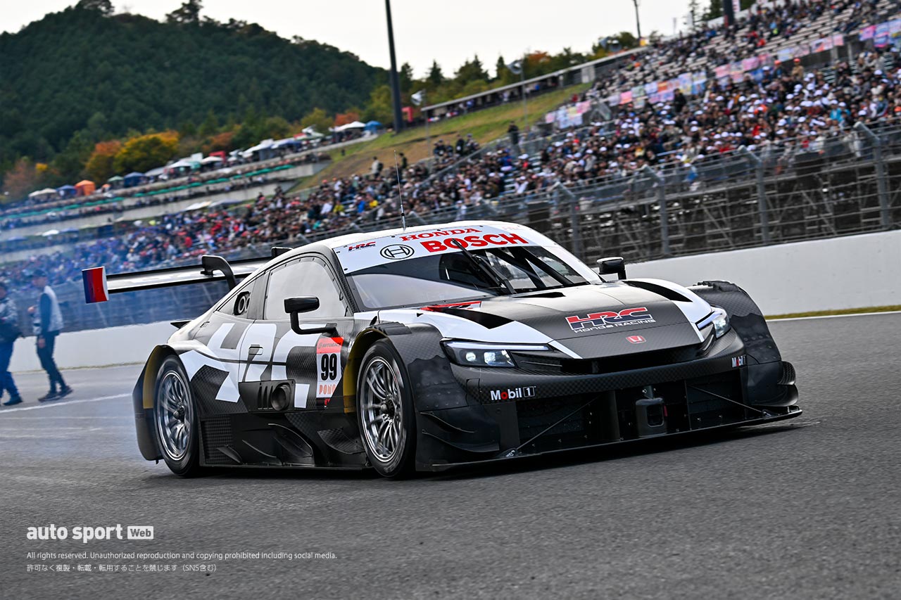 2026年からのGT500ニューウェポン・ホンダHRC・プレリュードGTがもてぎに見参！ 牧野任祐の手によりデモラン