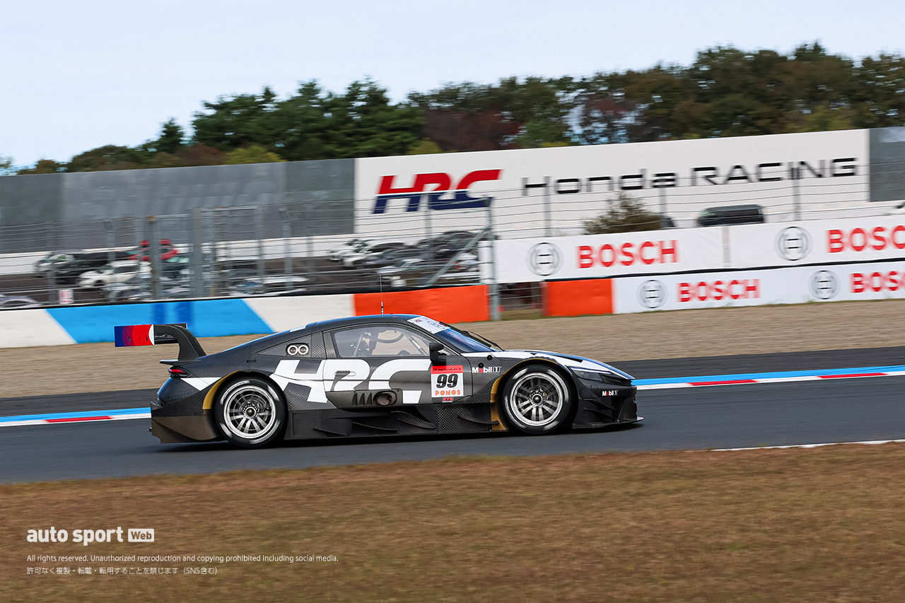 2026年からのGT500ニューウェポン・ホンダHRC・プレリュードGTがもてぎに見参！ 牧野任祐の手によりデモラン