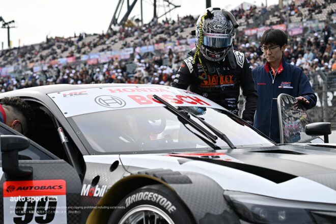 2026年からのGT500ニューウェポン・ホンダHRC・プレリュードGTがもてぎに見参！ 牧野任祐の手によりデモラン