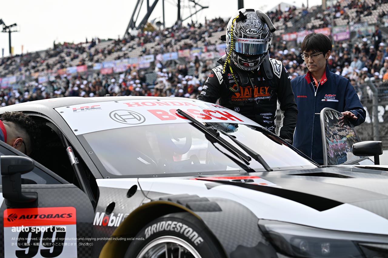2026年からのGT500ニューウェポン・ホンダHRC・プレリュードGTがもてぎに見参！ 牧野任祐の手によりデモラン