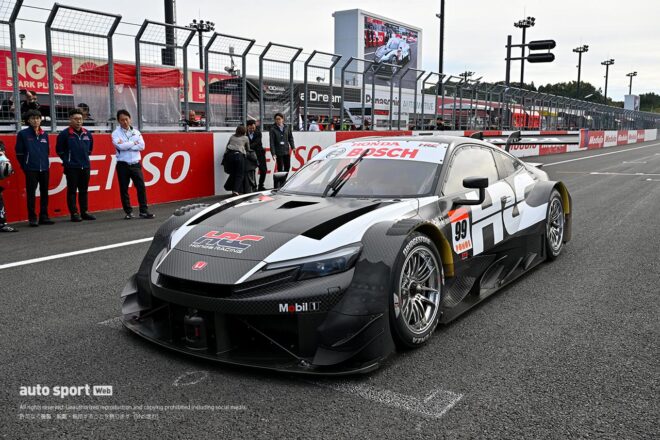 2026年からのGT500ニューウェポン・ホンダHRC・プレリュードGTがもてぎに見参！ 牧野任祐の手によりデモラン