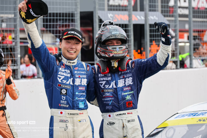 GT300初優勝のマッハ車検 エアバスター MC86 マッハ号（塩津佑介と木村偉織）