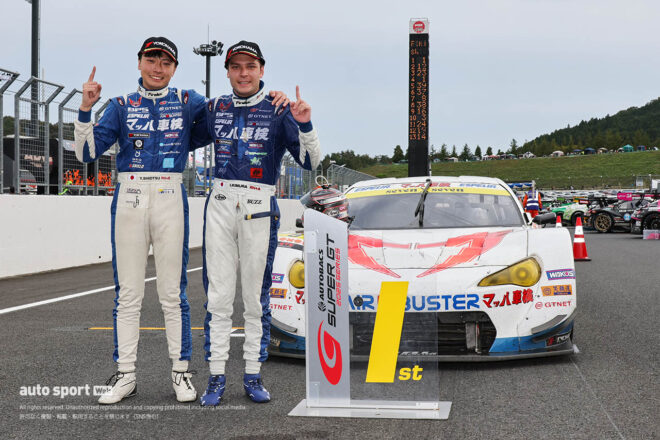 塩津＆木村コンビがTEAM MACHに初勝利をプレゼント「玉中さんを男泣きさせたことが本当に嬉しい」【スーパーGT第8戦GT300決勝会見】