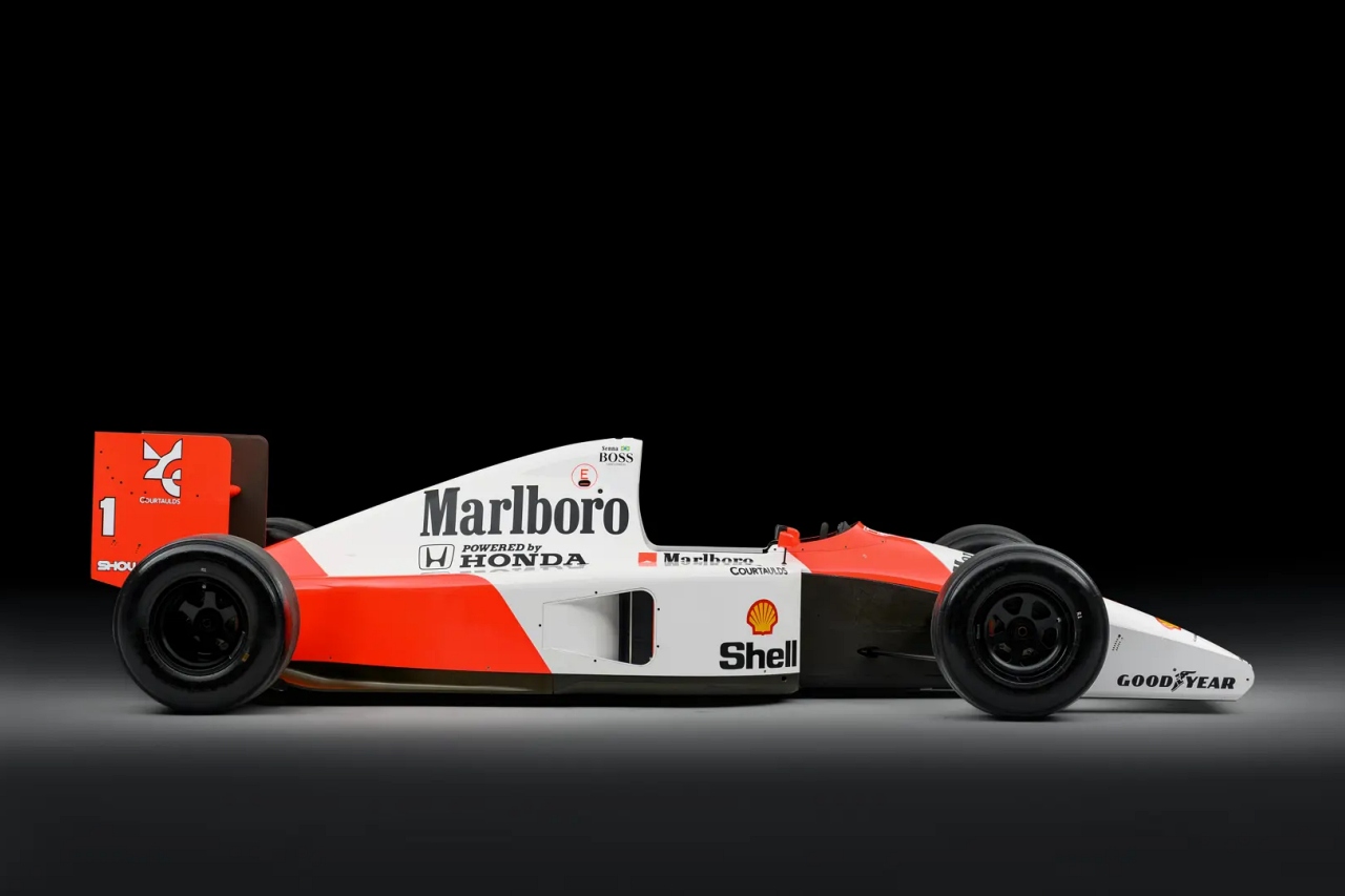 アイルトン・セナ、最初のブラジルGP優勝車『マクラーレンMP4/6』シャシーNo.1がオークションへ