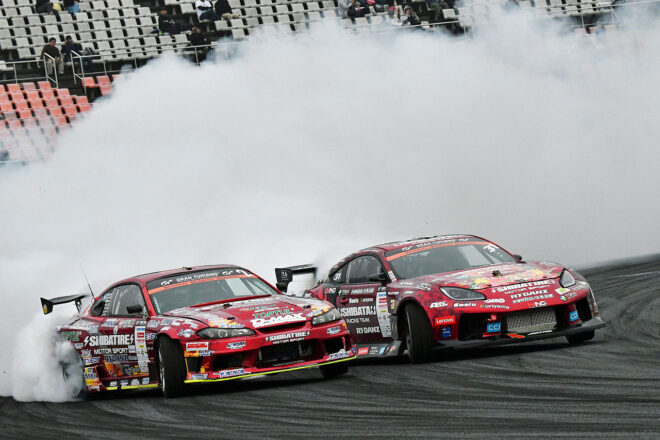 蕎麦切が今季2勝目で選手権をリード。第8戦は親子対決を制した中村直樹が優勝／D1オートポリス