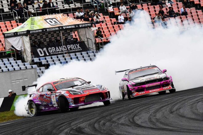 蕎麦切が今季2勝目で選手権をリード。第8戦は親子対決を制した中村直樹が優勝／D1オートポリス