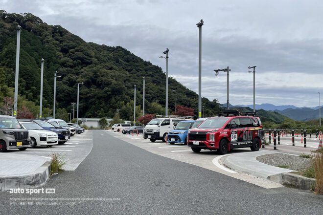 【ラリージャパン写真日記】いよいよ開幕間近。絶賛設営中の豊田スタジアムの様子