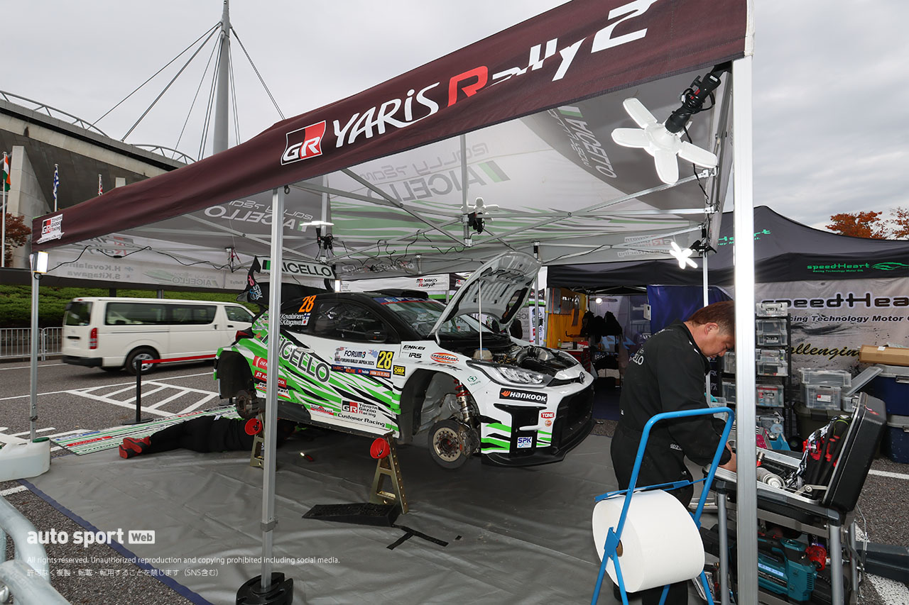 【ラリージャパン写真日記】いよいよ開幕間近。絶賛設営中の豊田スタジアムの様子