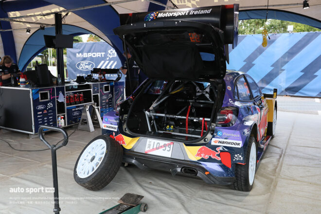 【ラリージャパン写真日記】いよいよ開幕間近。絶賛設営中の豊田スタジアムの様子