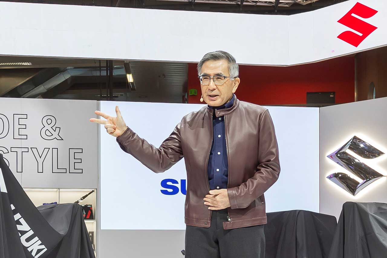 スズキ、EICMAで新型クロスオーバーモデル『SV-7GX』を発表。2026年から北米・欧州を中心に各国で順次販売へ