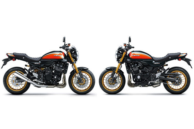 カワサキ、『Z900RS Black Ball Edition／SE／CAFE』を一部改良した2026年モデルを発表