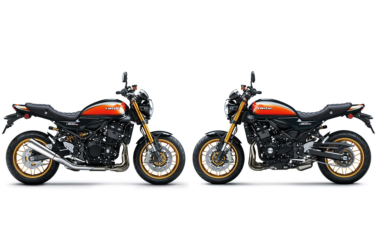 カワサキ、『Z900RS Black Ball Edition／SE／CAFE』を一部改良した2026年モデルを発表