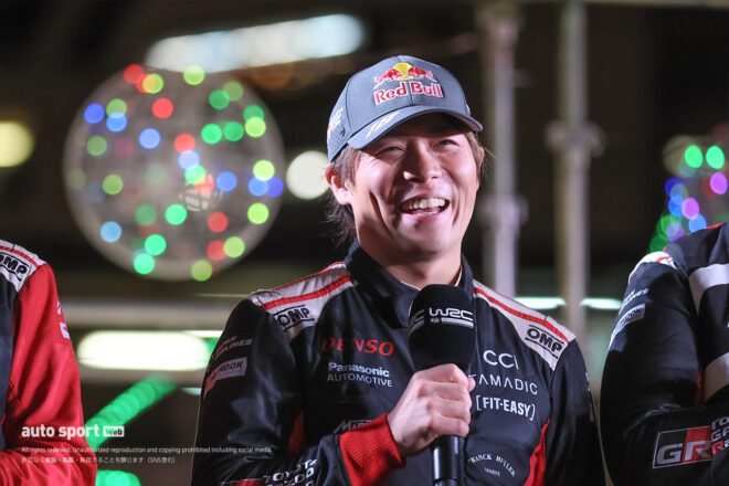 ラリージャパン2025開幕を祝うオープニングセレモニーが開催。モリゾウがトヨタドライバーを激励