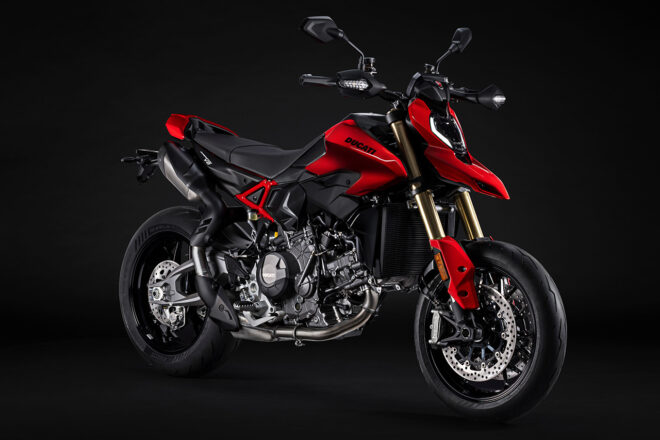ドゥカティ、新エンジンを搭載した新型『ハイパーモタード V2／V2 SP』をEICMA2025で発表