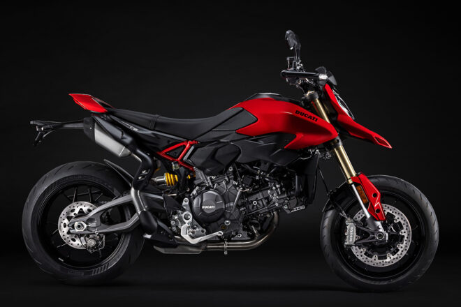 ドゥカティ、新エンジンを搭載した新型『ハイパーモタード V2／V2 SP』をEICMA2025で発表