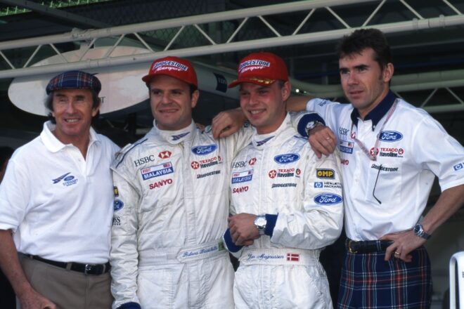 ルーベンス・バリチェロとヤン・マグヌッセン（スチュワート）