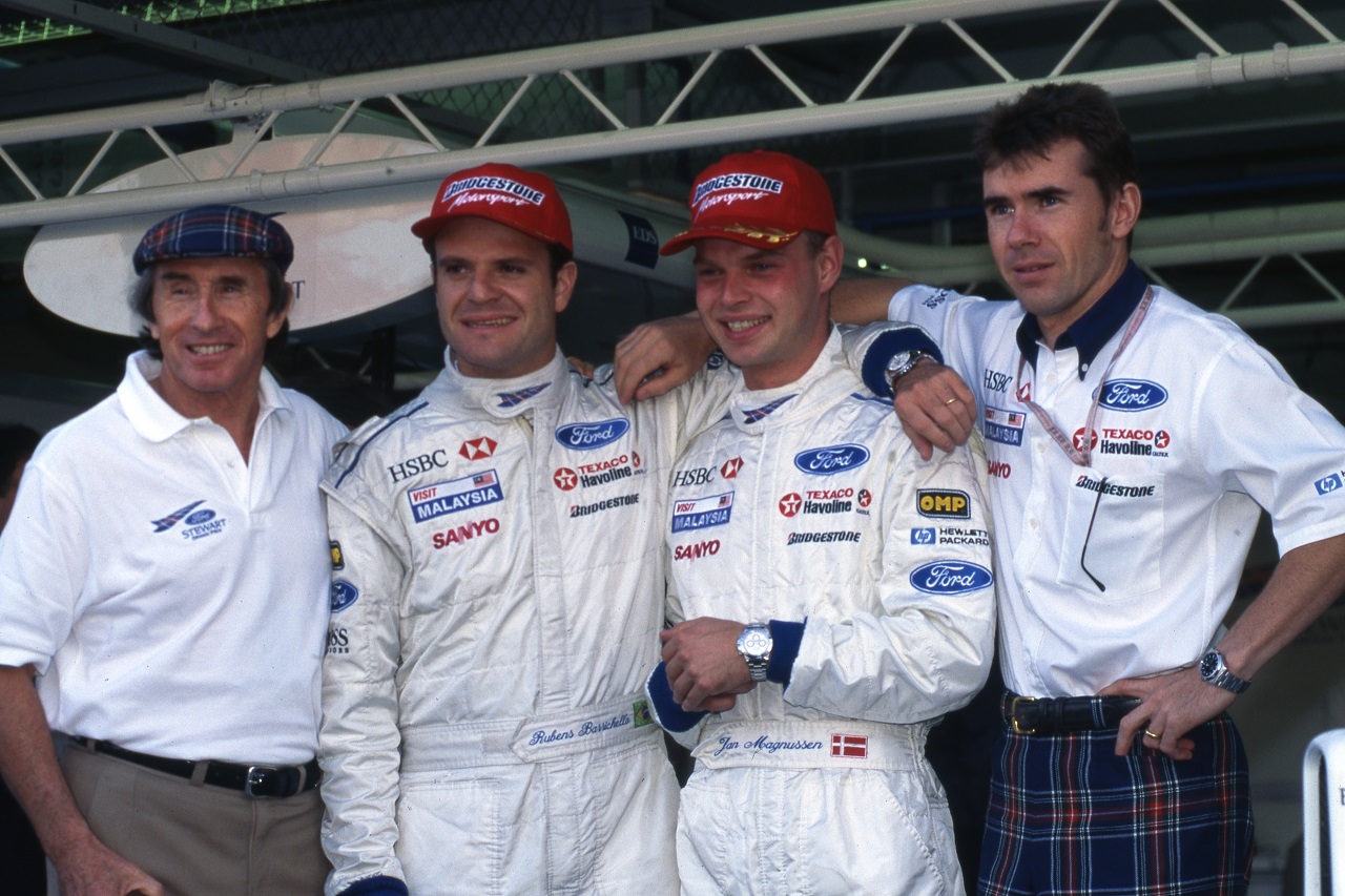 ルーベンス・バリチェロとヤン・マグヌッセン（スチュワート）