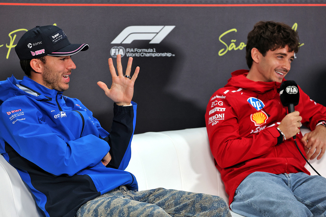 ピエール・ガスリー（アルピーヌ）＆シャルル・ルクレール（フェラーリ）