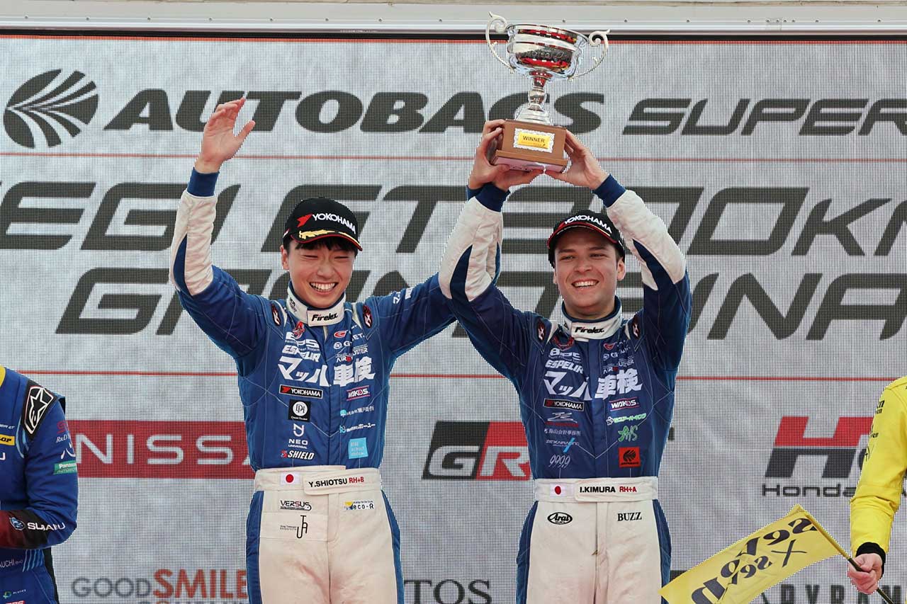 塩津佑介／木村偉織（マッハ車検 エアバスター MC86 マッハ号）