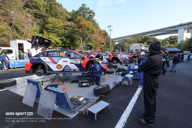 故障をメガネレンチで接いだロバンペラ号。鞍ケ池公園シェイクダウンの様子もお届け【ラリージャパン写真日記】