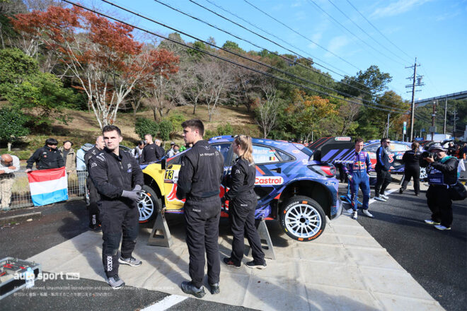 故障をメガネレンチで接いだロバンペラ号。鞍ケ池公園シェイクダウンの様子もお届け【ラリージャパン写真日記】