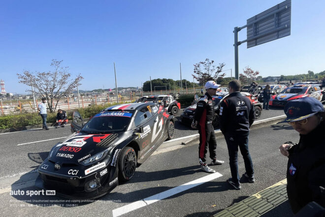 故障をメガネレンチで接いだロバンペラ号。鞍ケ池公園シェイクダウンの様子もお届け【ラリージャパン写真日記】