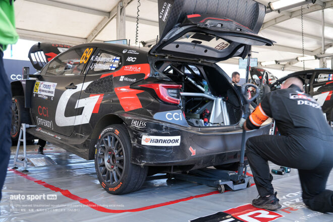 故障をメガネレンチで接いだロバンペラ号。鞍ケ池公園シェイクダウンの様子もお届け【ラリージャパン写真日記】