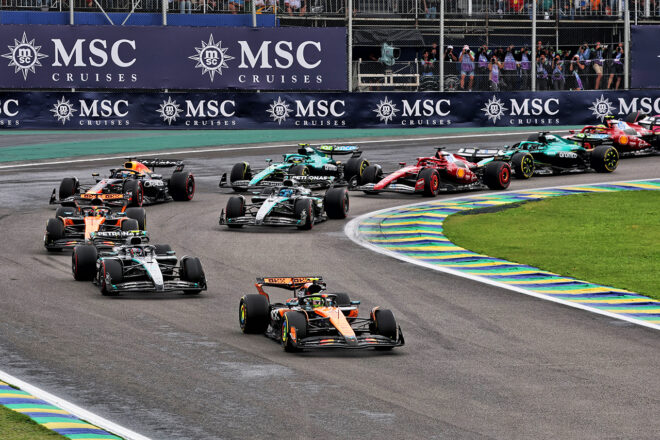 2025年F1第21戦サンパウロGP　スプリントのスタート