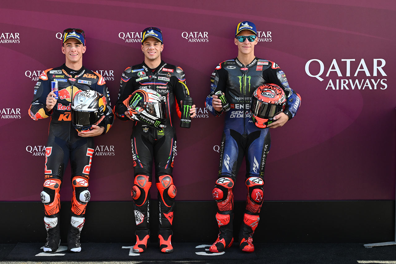 ベゼッチが半乾きの予選を制す。初日首位A.マルケス転倒で1列目にドゥカティ不在／第21戦ポルトガルGP