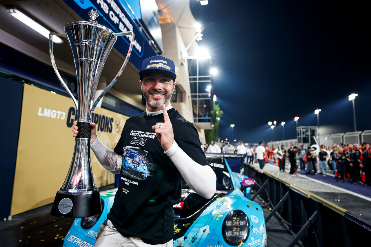 予選17番手からの劇的改善に「驚いた」ハードウィック。見事な挽回でマンタイ・ポルシェがLMGT3クラス連覇達成／WECバーレーン