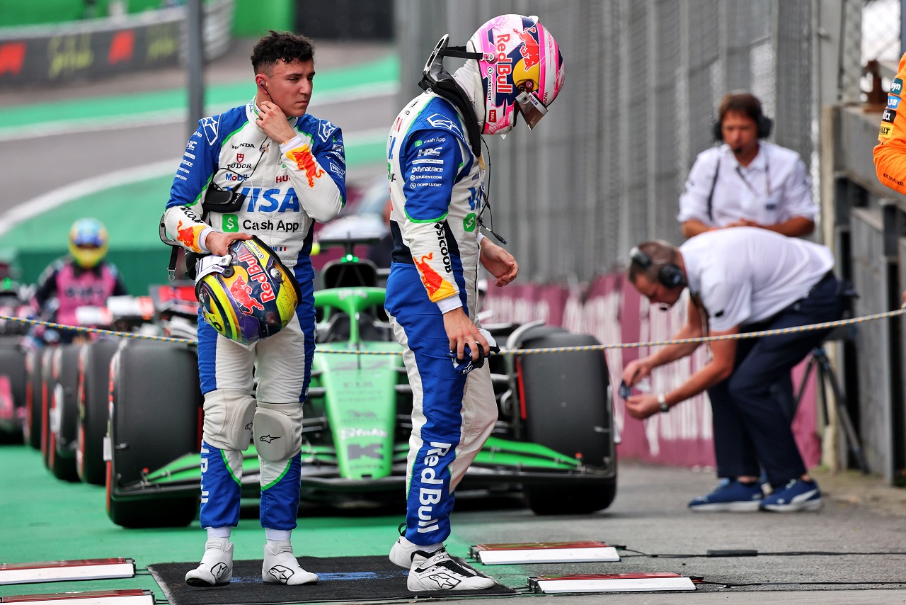 アイザック・ハジャーとリアム・ローソン（レーシングブルズ）