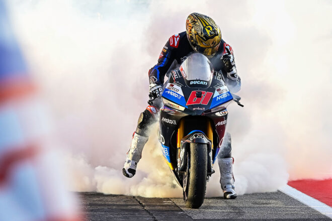 アレッサンドロ・ザコーネがチャンピオン獲得【順位結果】2025MotoE第7戦ポルトガル大会 決勝レース1・2