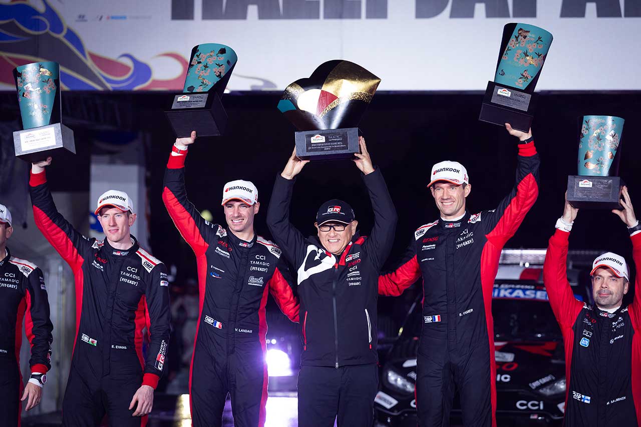 2025年WRC第13戦ラリージャパン　表彰式