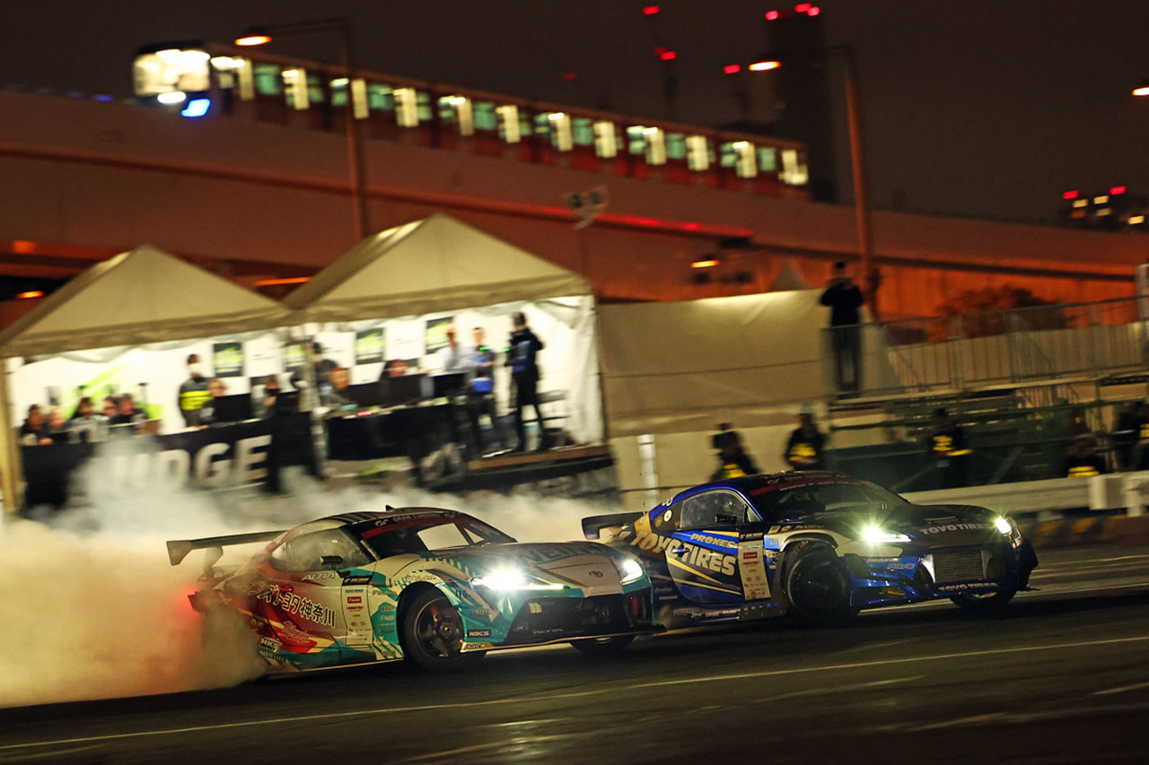 チャンピオンの行方や若手選手の初優勝の可能性も。特設コースならではの特性にも注目！D1GPお台場の見どころガイド／後編