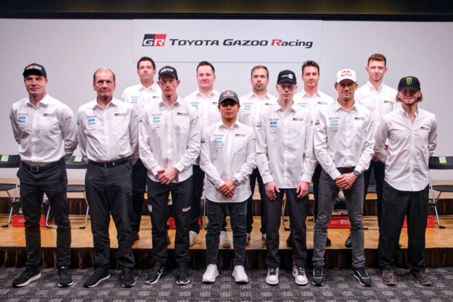 トヨタGR、WRCチームの2026年参戦体制を発表。勝田貴元ら既存メンバーにオリバー・ソルベルグが新加入