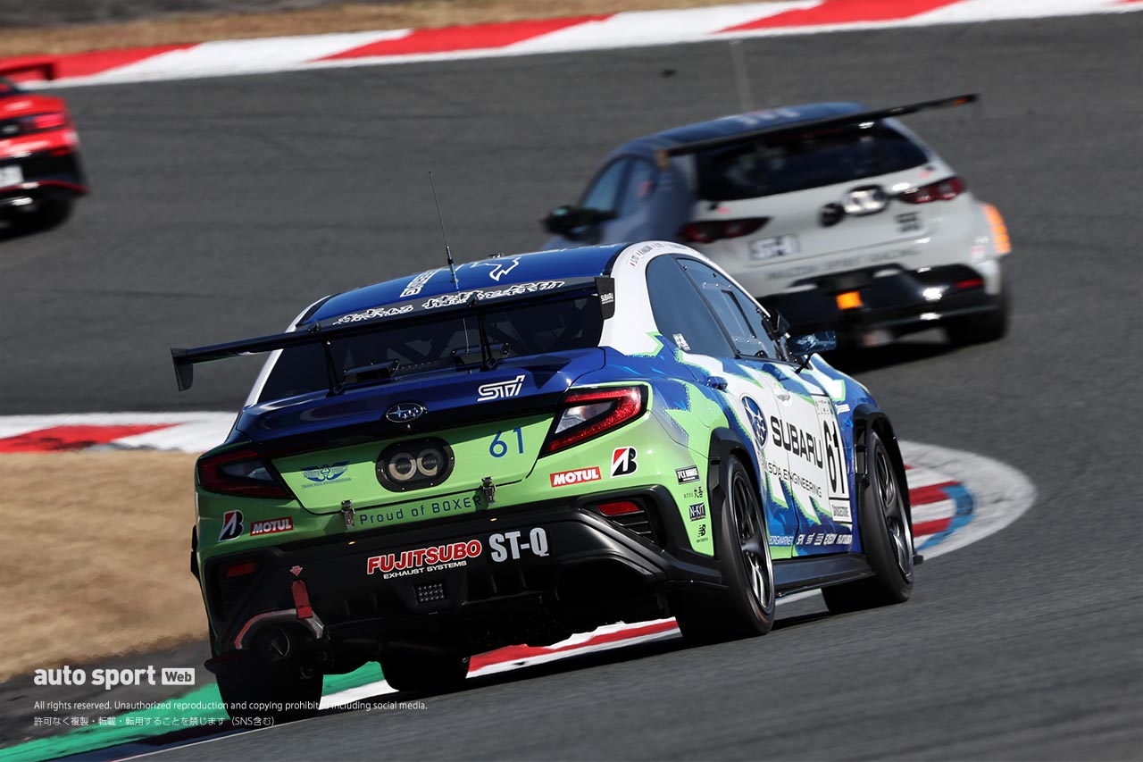 スバル『ハイパフォX』、2025年スーパー耐久最終戦富士もたゆまぬ進化を続ける。高出力化で364PSに