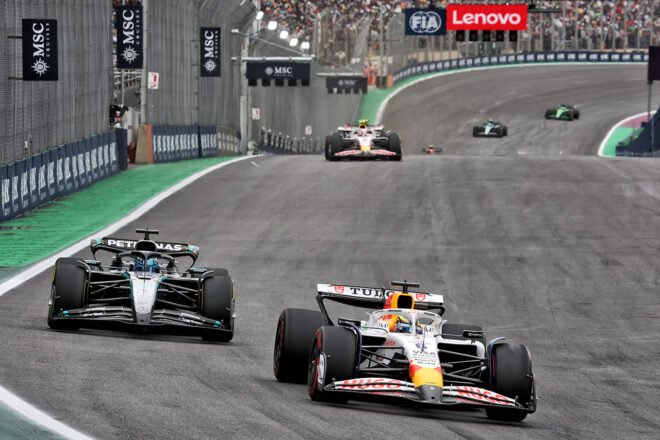 アイザック・ハジャー（レーシングブルズ）＆ジョージ・ラッセル（メルセデス）