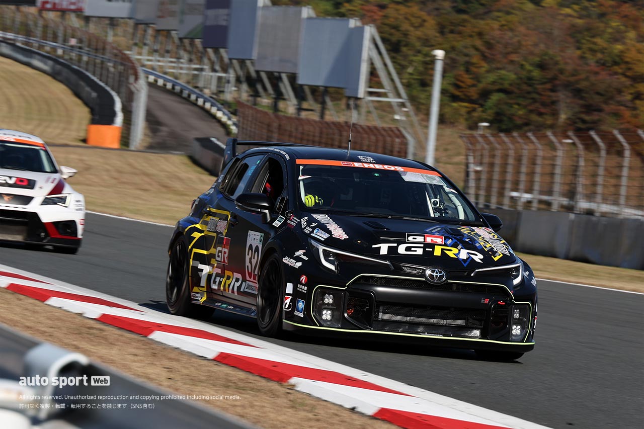 液体水素エンジンのTGRR GR Corolla H2 concept、第7戦富士は最大出力での連続走行に挑戦。超電導モーター搭載車両の走行もスタート