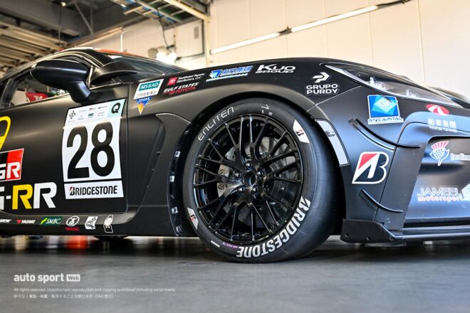 ブリヂストン、スーパー耐久第7戦富士からST-Qクラスの2台に『エンライトン』ブランドのサステナブルタイヤを投入