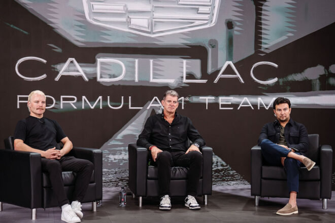 キャデラックF1チームがバルテリ・ボッタスとセルジオ・ペレスと契約