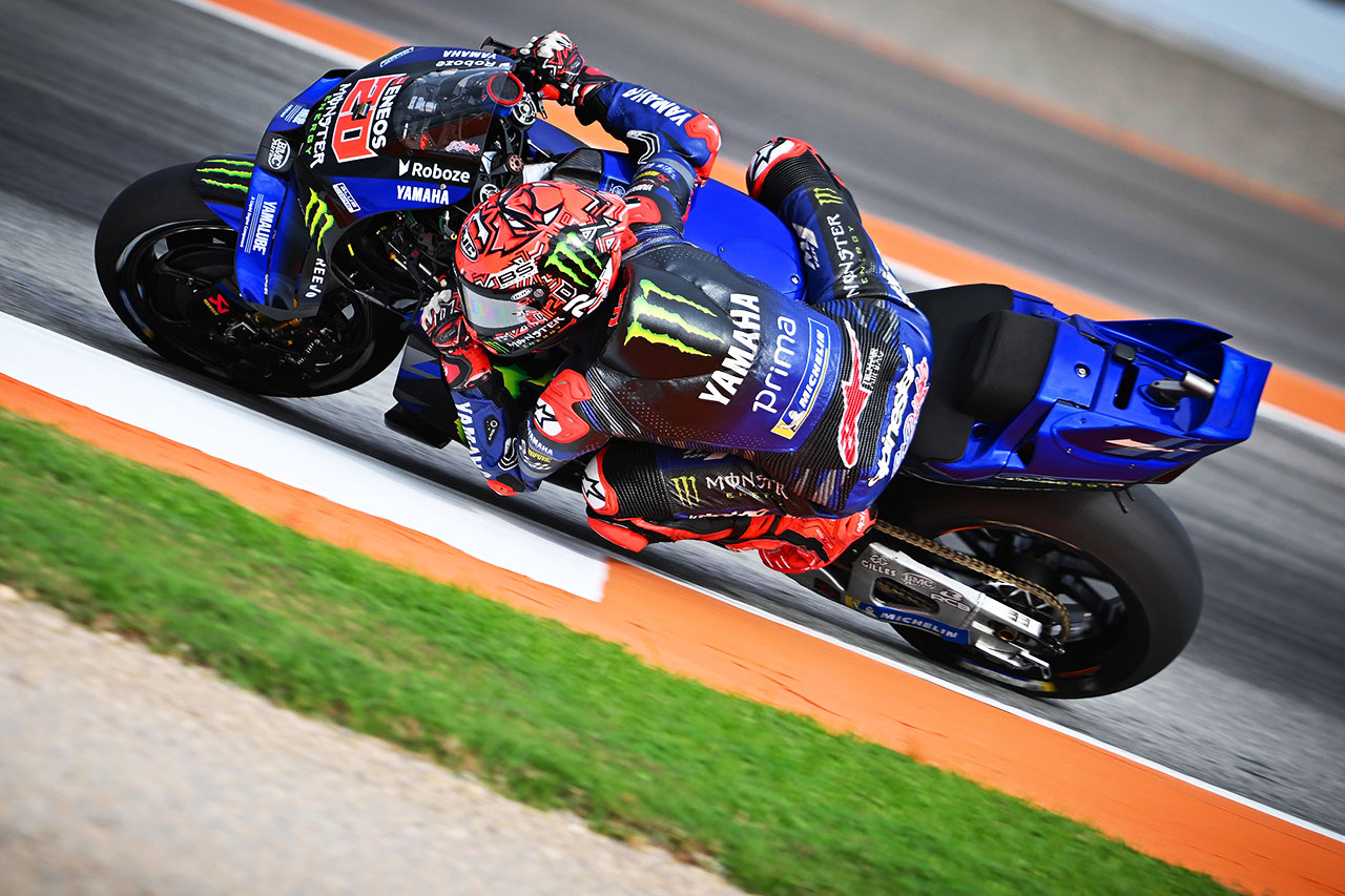 燃料漏れのトラブルに遭うもトップ10のクアルタラロ「フロントの感触を掴めず苦戦」／第22戦バレンシアGP