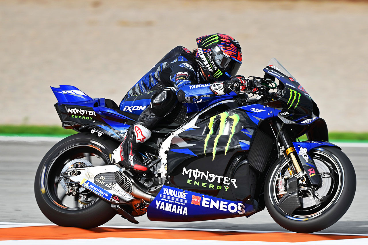 燃料漏れのトラブルに遭うもトップ10のクアルタラロ「フロントの感触を掴めず苦戦」／第22戦バレンシアGP