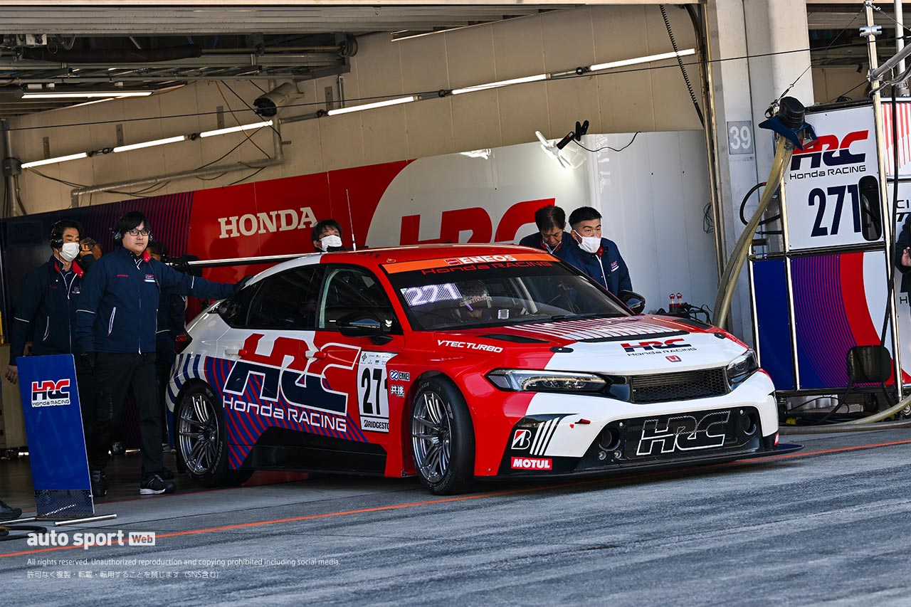 「GT3についていける」S耐第7戦富士に登場したCIVIC TYPE R HRC ConceptのHRC-K20Cのパワーにドライバーたちも驚き