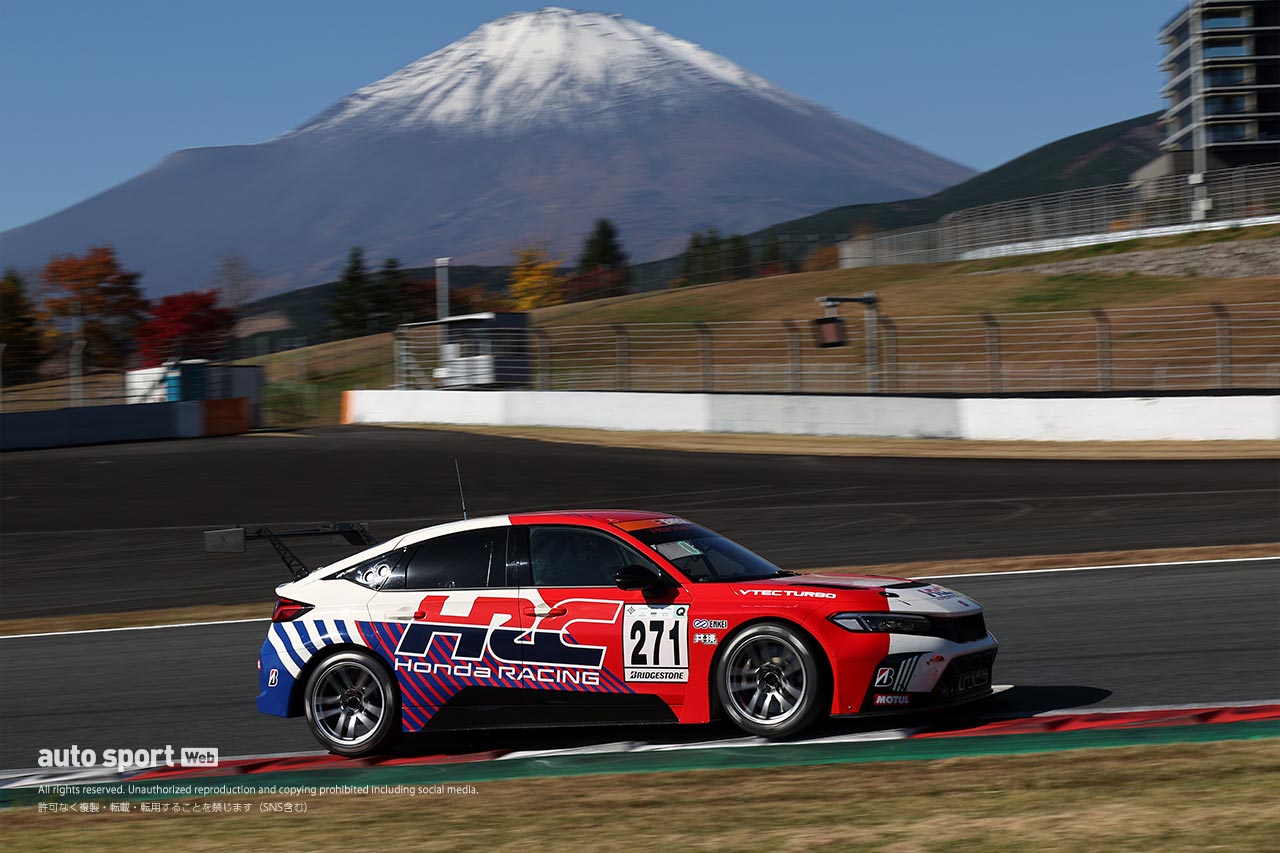 「GT3についていける」S耐第7戦富士に登場したCIVIC TYPE R HRC ConceptのHRC-K20Cのパワーにドライバーたちも驚き