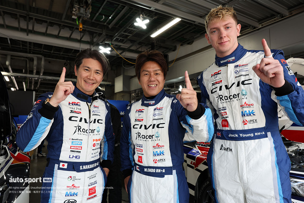 中野信治／遠藤光博／ジャック・ヤング（Racer ホンダカーズ桶川 CIVIC）