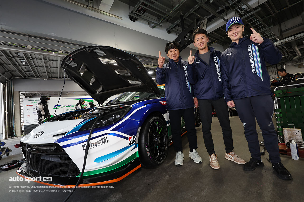 影山正彦／清水英志郎／山田真之亮（シェイドレーシング GR86）