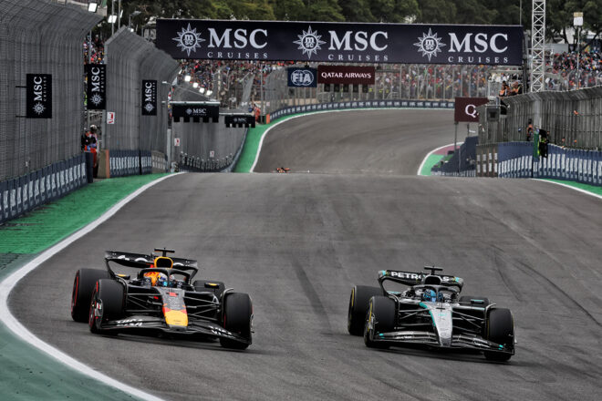 マックス・フェルスタッペン(レッドブル)&ジョージ・ラッセル(メルセデス)