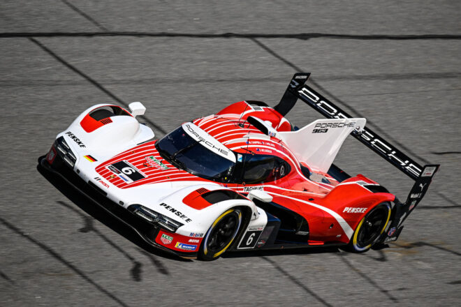 ペンスキー所属のニューガーデンとマクラフランが、ポルシェ963でのデイトナ24時間参戦を熱望「喜んで協力する」／IMSA