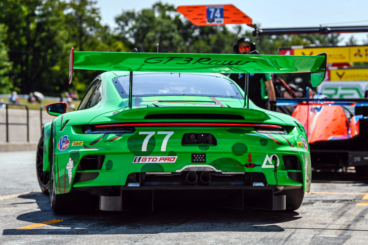 ポルシェ911 GT3 Rのリヤ